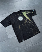 *1of1* Small circle Tee - Bleach-dyed SIZE M