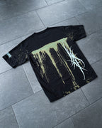 *1of1* Small circle Tee - Bleach-dyed SIZE M