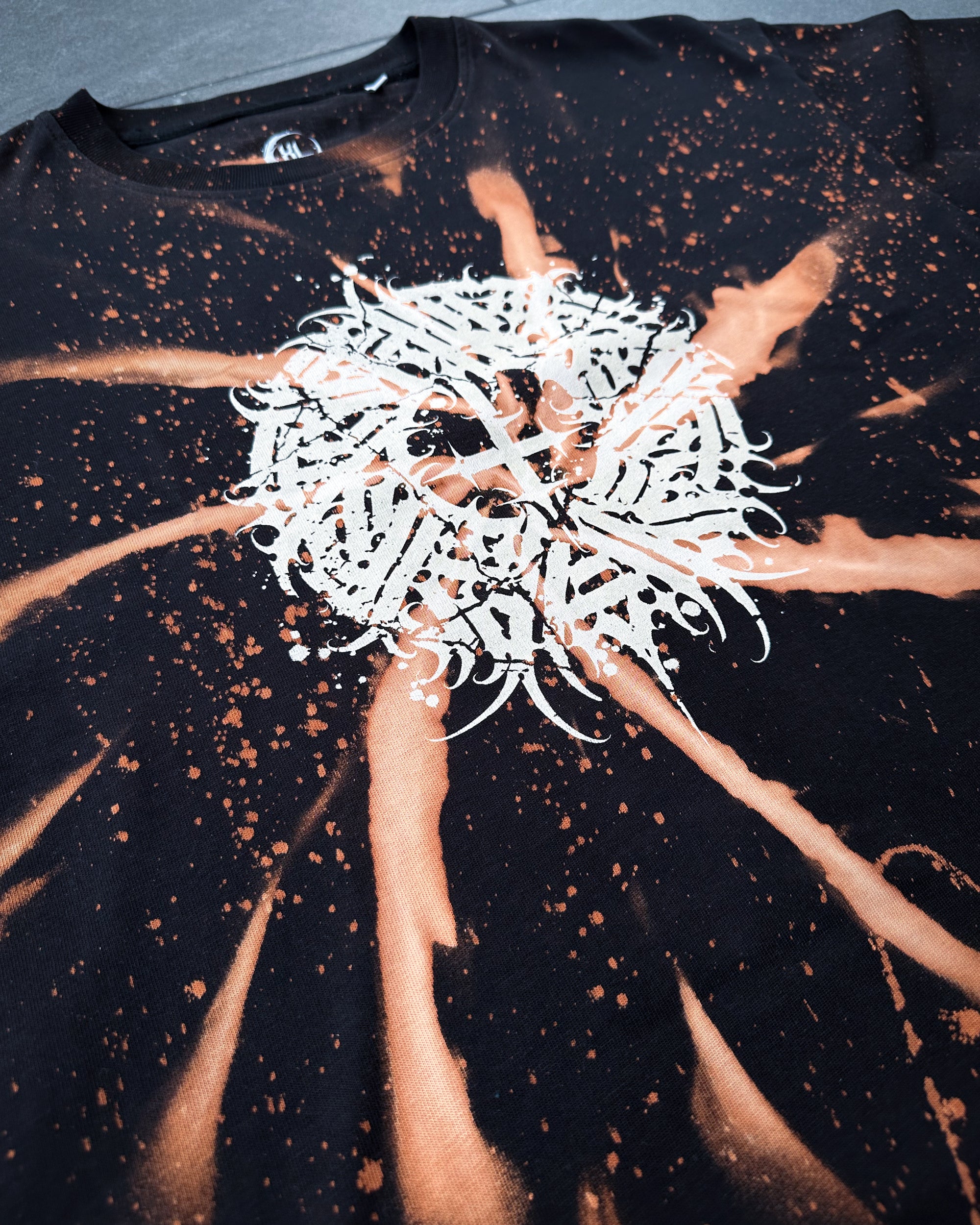 *1of1* Big circle Tee - Bleached SIZE XL