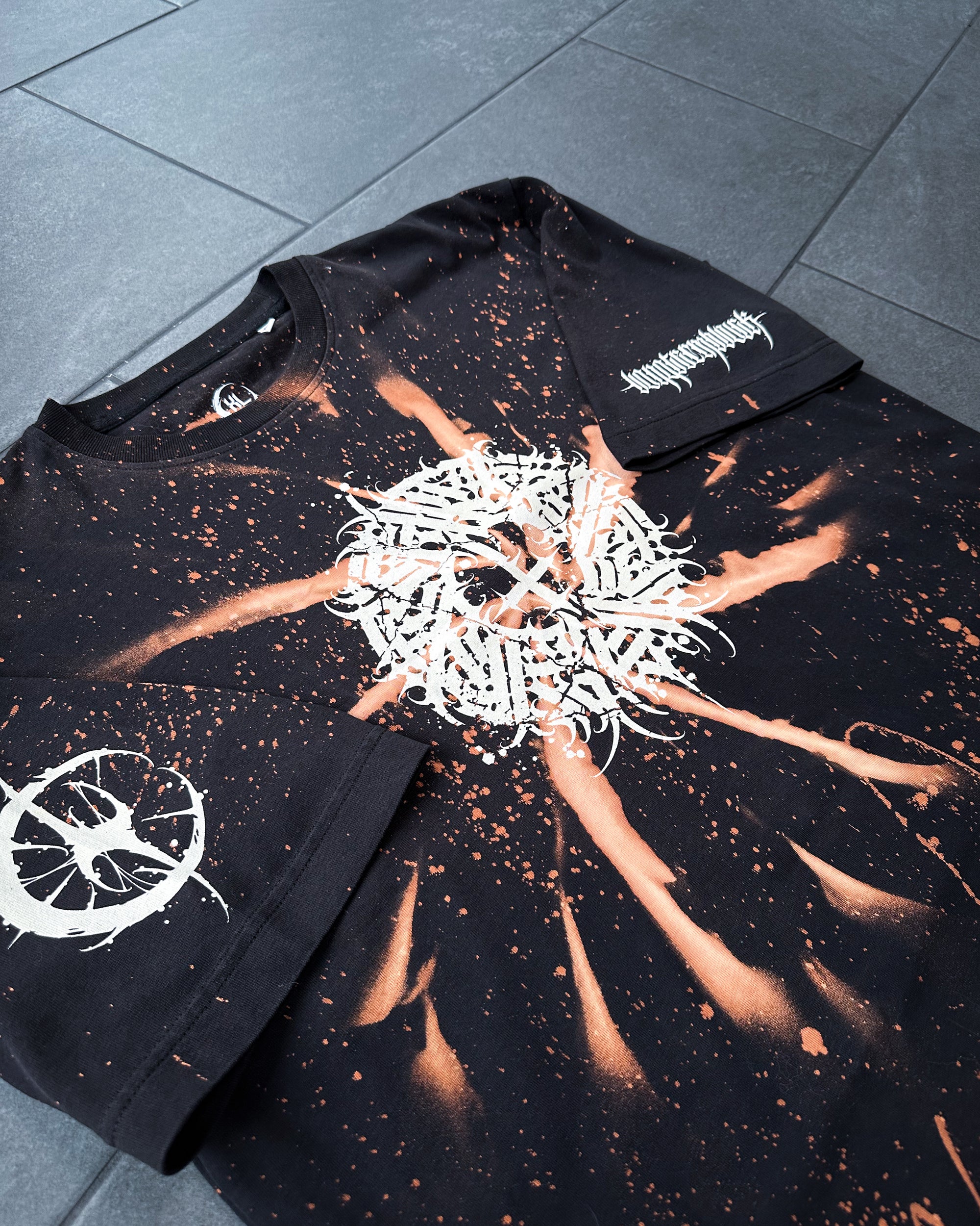 *1of1* Big circle Tee - Bleached SIZE XL