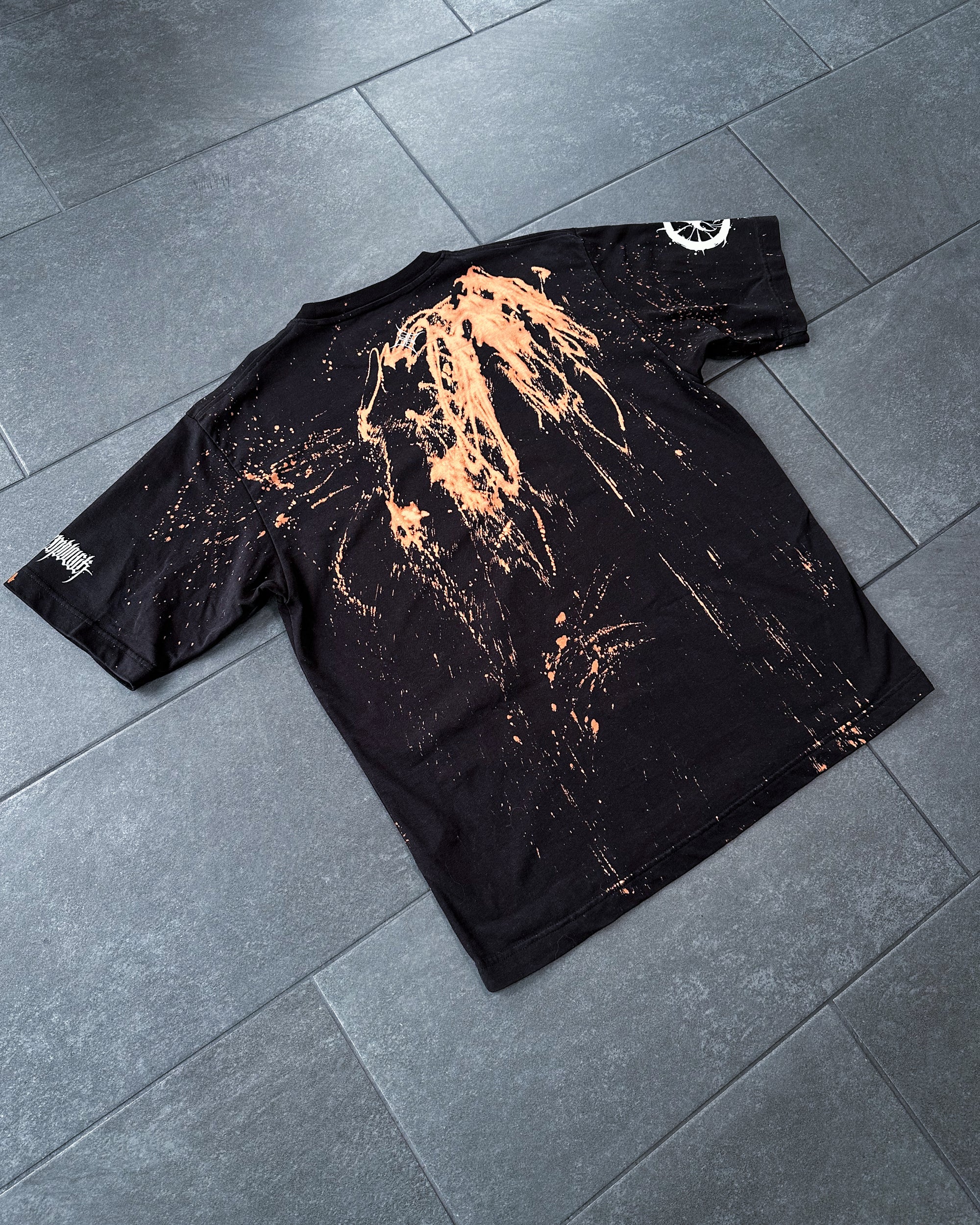 *1of1* Big circle Tee - Bleached SIZE XL