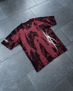 *1of1* Small circle Tee - Bleach-dyed SIZE L