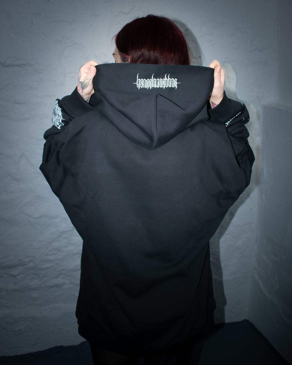 *1of1* Metal logo - Oversized Hoodie Size XL