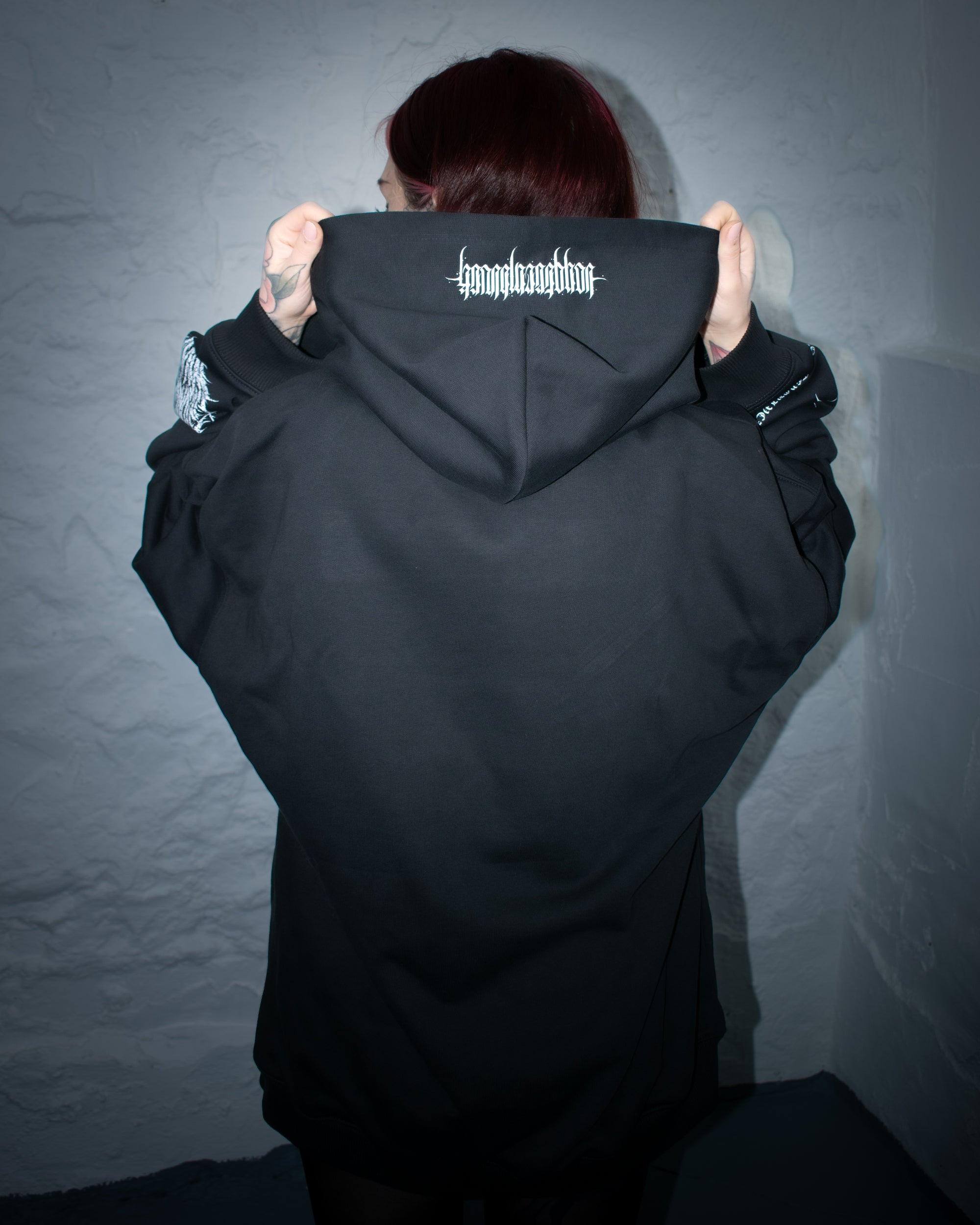 *1of1* Metal logo - Oversized Hoodie Size XL