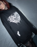 *1of1* Metal logo - Oversized Hoodie Size XL