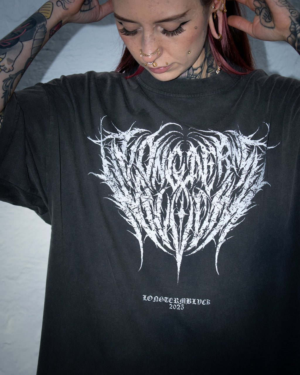 Metal logo - Oversized Boxy Tee