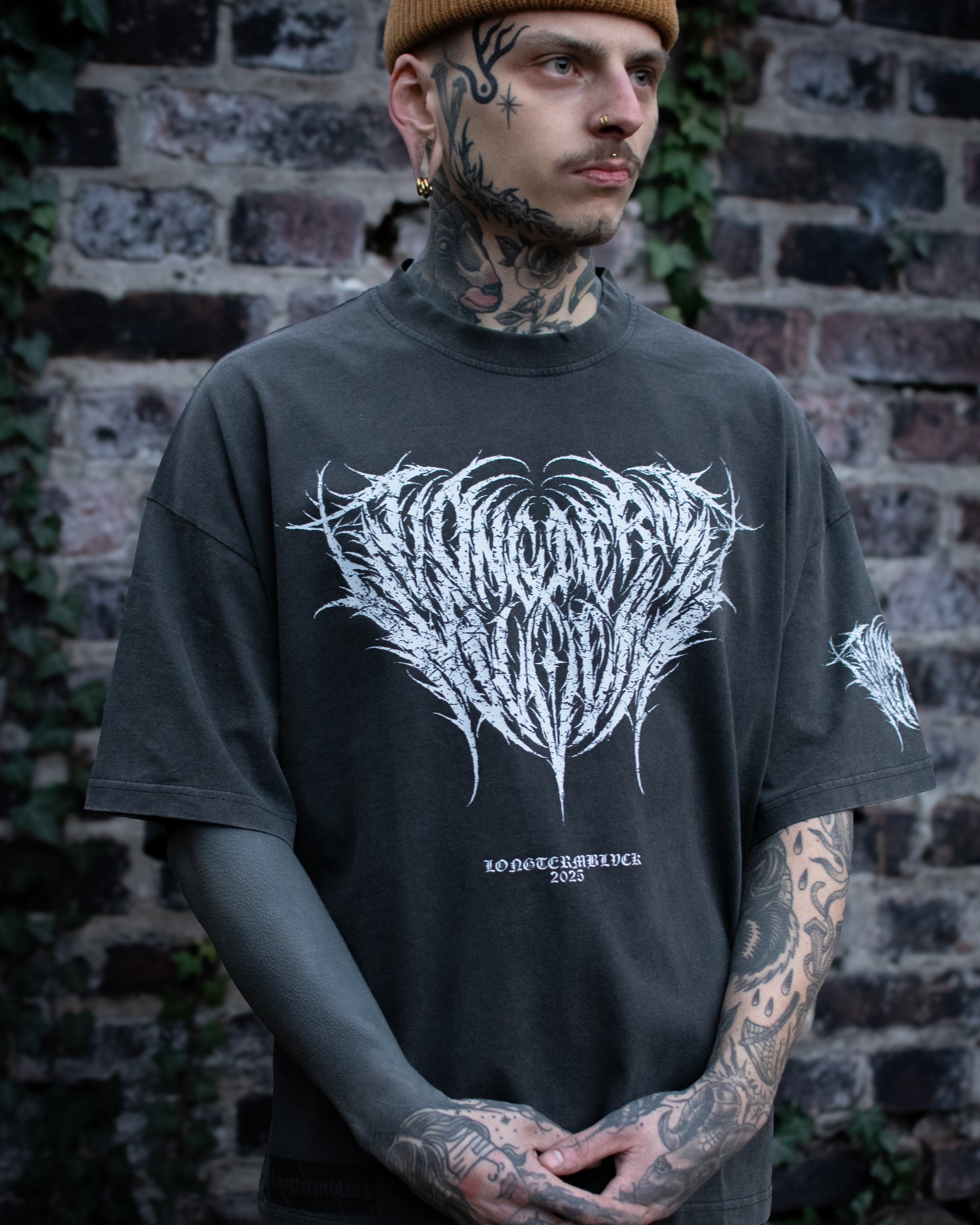 Metal logo - Oversized Boxy Tee