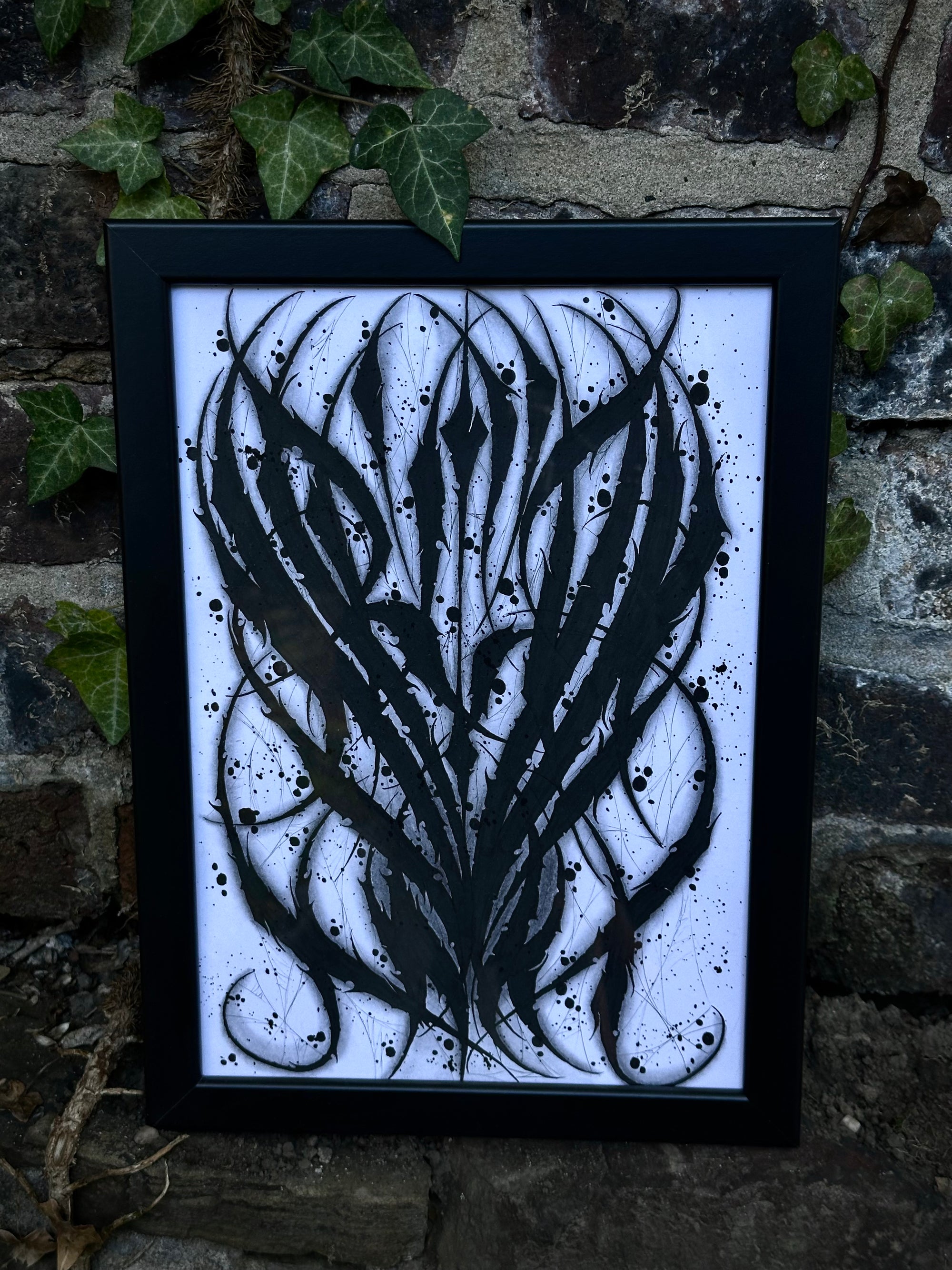 *1OF1* Original Art - Dark ornament 3 - 2021