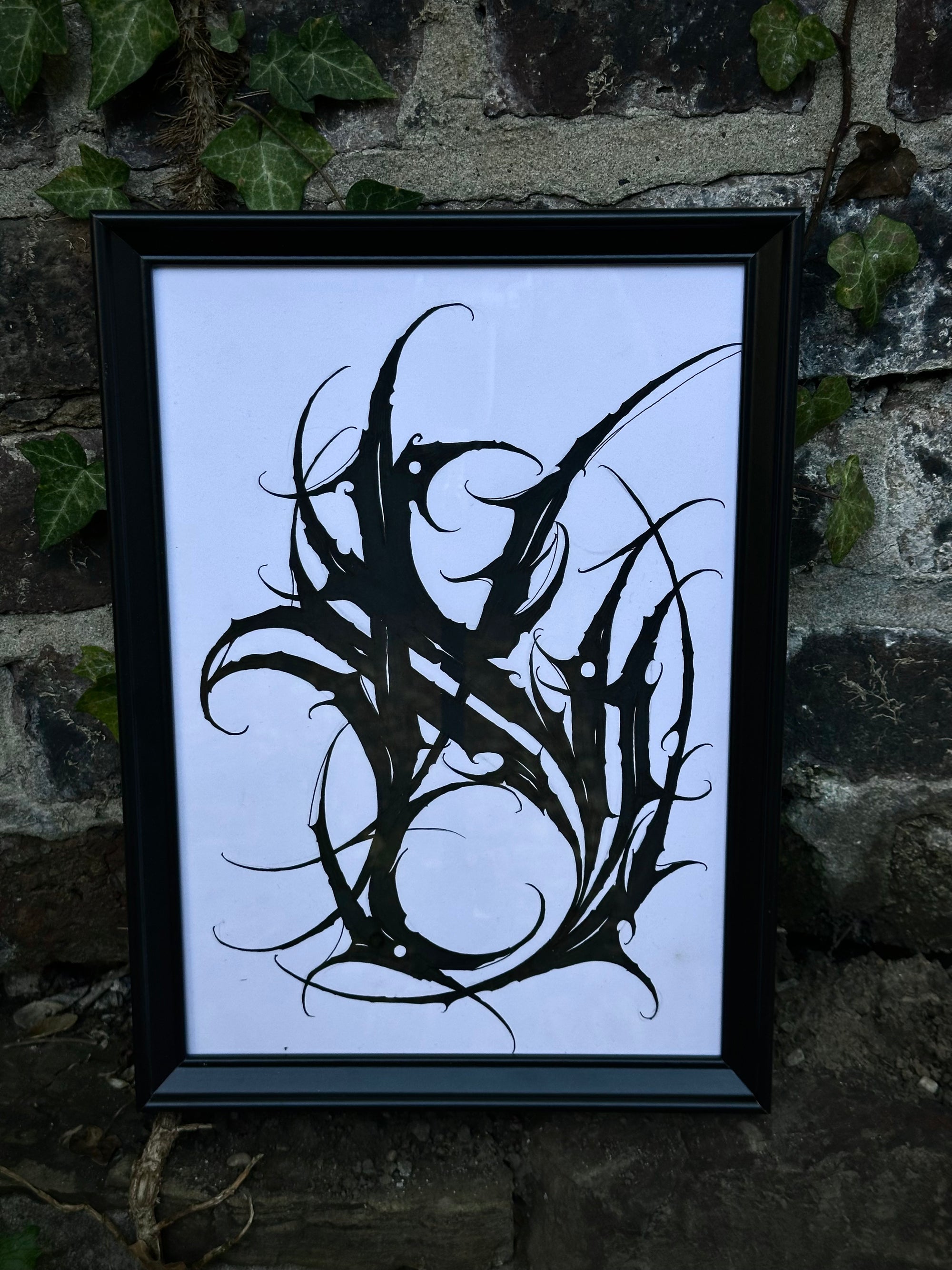 *1OF1* Original Art - Dark ornament 2 - 2022